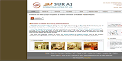 Desktop Screenshot of hotelsaisuraj.com